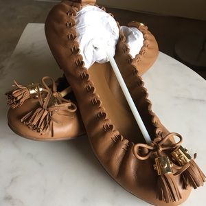 Tory Burch Reese ballet flats with tassels